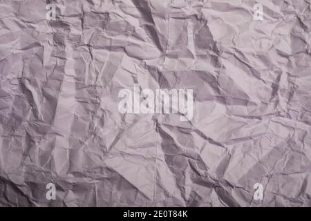 Trama o sfondo della carta sgualciti Foto Stock