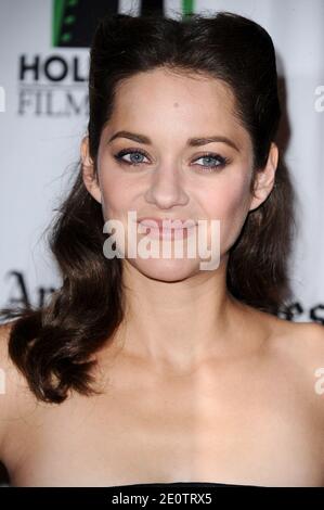 Marion Cotillard arriva al 16° gala annuale degli Hollywood Film Awards al Beverly Hilton Hotel di Los Angeles, California, USA, 22 ottobre 2012. Foto di Lionel Hahn/ABACAPRESS.COM Foto Stock