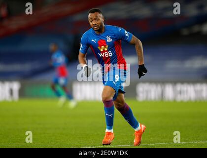 Selhurst Park, Londra, Regno Unito. 2 gennaio 2021. Calcio della Premier League inglese, Crystal Palace contro Sheffield United; Jordan Ayew di Crystal Palace Credit: Action Plus Sports/Alamy Live News Foto Stock