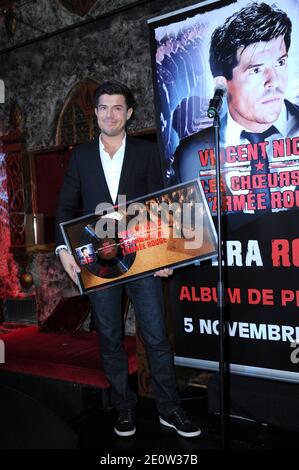 Vincent Nico partecipa alla festa per celebrare il suo album di platino a Raspoutine, a Parigi, in Francia, il 05 novembre 2012. Foto di Aurore Marechal/ABACAPRESS.COM Foto Stock