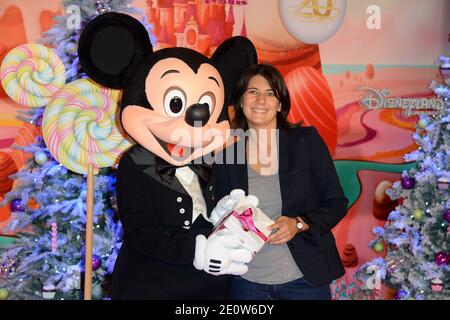 Estelle Denis partecipa al giorno di apertura della stagione natalizia presso Disneyland Resort Paris a Marne-la-Vallee, Francia, il 10 novembre 2012. Foto di Nicolas Briquet/ABACAPRESS.COM Foto Stock