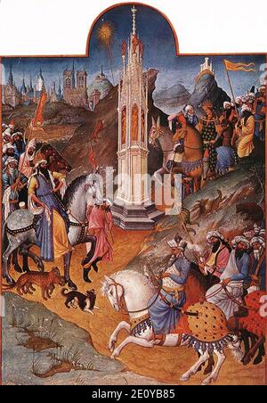Fratelli Limbourg - Les très riches heures du Duc de Berry Foto Stock