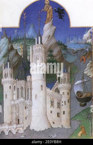 Fratelli Limbourg - Les très riches heures du Duc de Berry Foto Stock