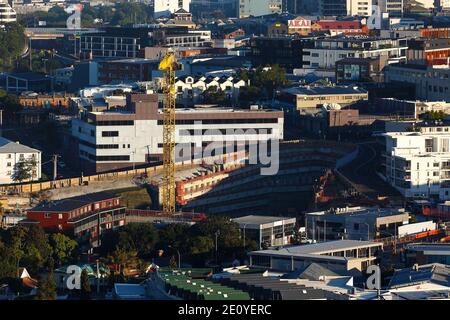 Mount Eden City Rail link Foto Stock