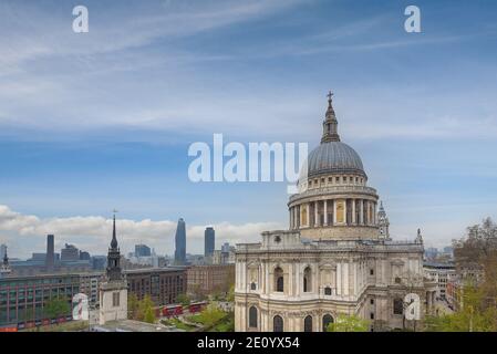 Cattedrale di St Paul a Londra, Regno Unito. Foto Stock