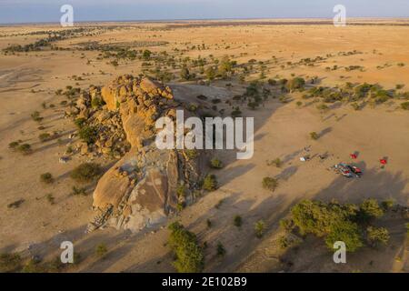 Antenna del Sahel, Ciad, Africa Foto Stock