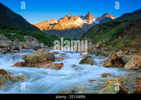 Fünffingerstöck, 2994m, Uri, Svizzera, Europa Foto Stock