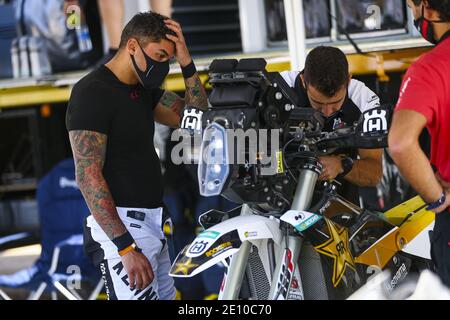 Quintanilla Pablo (chl), Husqvarna, Rockstar Energy Husqvarna Factory Racing, Moto, Bike, ritratto durante la prima tappa della Dakar 2021 tra Jeddah e Bisha, in Arabia Saudita il 3 gennaio 2021 - Foto Julien Delfosse / DPPI / LM Foto Stock