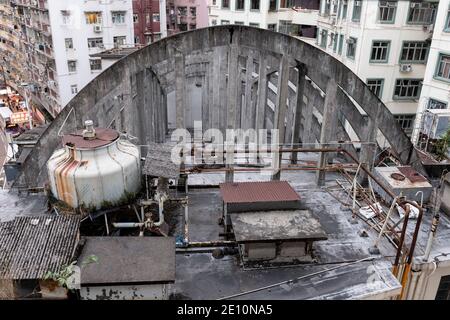 Hong Kong, Cina:06 Dic,2020. L'iconico Teatro di Stato di Hong Kong deve essere conservato sotto il piano di riqualificazione multimilionario del nuovo mondo. Miliardario A. Foto Stock