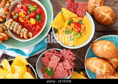 Delizioso party Food Foto Stock