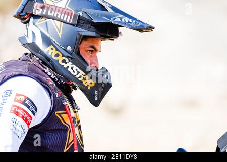 Quintanilla Pablo (chl), Husqvarna, Rockstar Energy Husqvarna Factory Racing, Moto, Bike, ritratto durante la Dakar 2021aÂ / LM Foto Stock