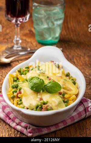 Rigatoni Emiliana Foto Stock