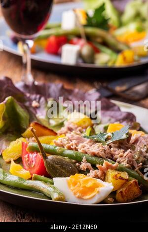 Salade Nicoise Foto Stock