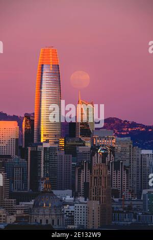 Paesaggio urbano di San Francisco, California, Stati Uniti Foto Stock