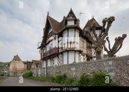 Casa a Les Andelys, Normandia, Francia Foto Stock