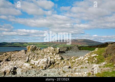 Cairnharrow visto dal mare a Carrick Gatehouse of Fleet Dumfries e Galloway Scozia Foto Stock