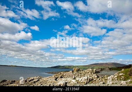 Cairnharrow visto dal mare a Carrick Gatehouse of Fleet Dumfries e Galloway Scozia Foto Stock