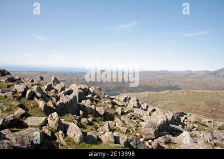 Frate Gray visto da Dow Crag vicino al vecchio uomo Di Coniston Lake District Cumbria Inghilterra Foto Stock