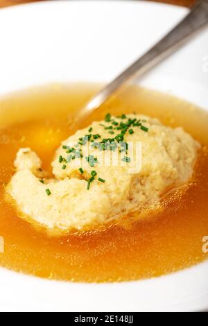 Semola Dumpling Foto Stock