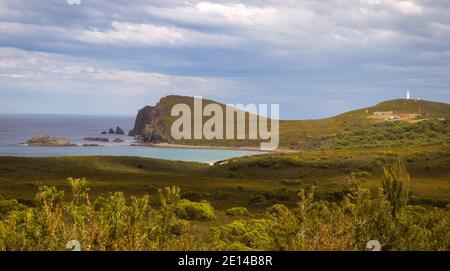 Una vista di capo bruny nella Tasmania meridionale Foto Stock