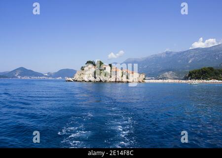 Parte dell'isola Sveti Stefan Luxury Place Montenegro Foto Stock