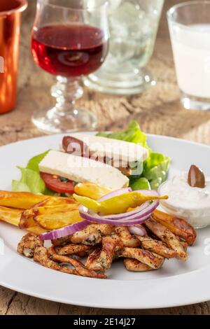 Gyros Foto Stock