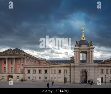 Portale Fortuna al Parlamento di Stato di Potsdam Foto Stock