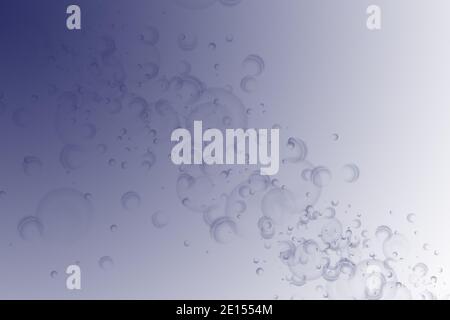 Sfondo astratto di colore viola chiaro gradiente con bolle sulla superficie. Foto Stock
