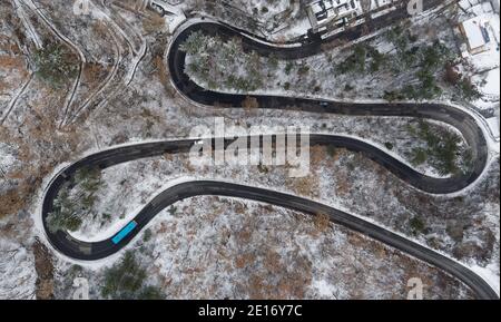 strada curvy Foto Stock