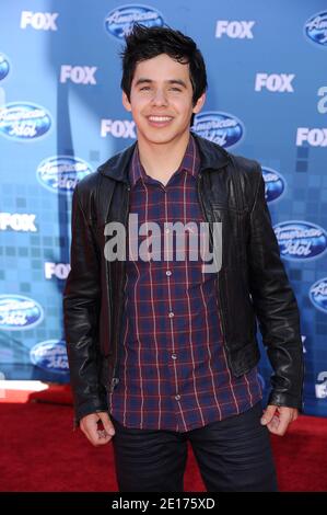 David Archuleta partecipa alla finale americana di Idol 2011 al Nokia Theatre nel centro di Los Angeles, CA, USA il 25 maggio 2011. Foto di Lionel Hahn/ABACAPRESS.COM Foto Stock