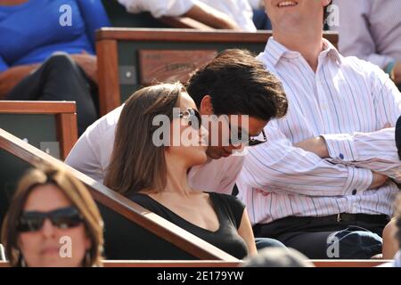 Pippa Middleton al French Tennis Open 2011 all'arena Roland Garros di Parigi, Francia, il 30 maggio 2011. Foto di Thierry Orban/ABACAPRESS.COM Foto Stock