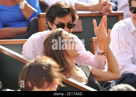 Pippa Middleton al French Tennis Open 2011 all'arena Roland Garros di Parigi, Francia, il 30 maggio 2011. Foto di Thierry Orban/ABACAPRESS.COM Foto Stock