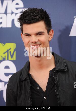 Taylor Lautner partecipa ai MTV Movie Awards 2011 al Gibson Theatre di Los Angeles, California, USA il 5 giugno 2011. Foto di Lionel Hahn/ABACAPRESS.COM Foto Stock