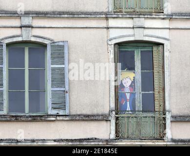 Un museo dedicato a Antoine de Saint-Exupery potrebbe finalmente vedere la luce nel 2014, nel castello di Saint-Maurice-de-Remens Francia, la casa dell'infanzia dello scrittore e dell'airman, dove il progetto di ' Casa del Petit Prince ' è stato esposto a Saint-Maurice-de-Remens, Francia, il 29 giugno 2011. Foto di Vincent Dargent/ABACAPRESS.COM Foto Stock