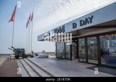 6 giugno 1944 D-Day museo ad Arromanches in Normandia Foto Stock