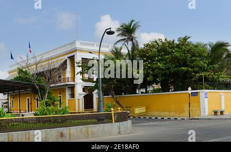 Consolato Generale di Francia a Pondicherry, India. Foto Stock