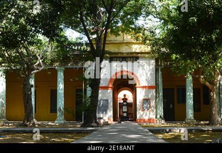 V o C Scuola superiore di Governo a Pondicherry, India. Foto Stock