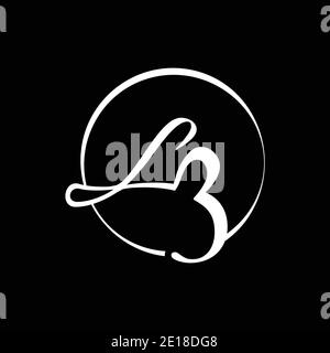 Modello vettoriale di progettazione del logo della lettera LZ iniziale. Testo astratto Letter LZ logo Design Illustrazione Vettoriale