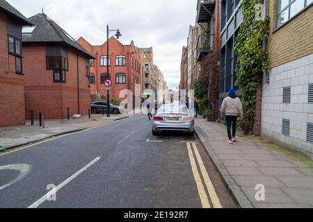 Narrow Street, Limehouse London Foto Stock