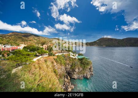 Lipari, Isole Eolie, Sicilia Foto Stock