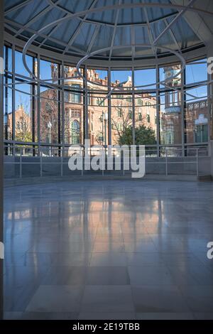 Ex teatro operativo (sala operatoria AKA (OR), suite operatoria, o suite operatoria) dell'Hospital de Sant Pau, Barcellona, Spagna Foto Stock