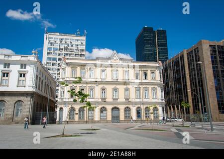 Novembre 15 Piazza nel centro di Rio de Janeiro, Brasile Foto Stock
