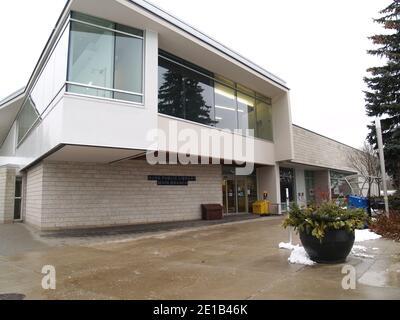 AJAX Library Main Branch - città di Ajax Ontario Canada Foto Stock