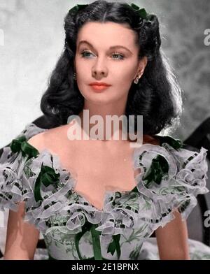 Via col vento 1939 MGM film con Vivien Leigh Foto Stock