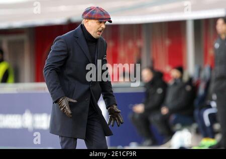 Bologna, Italia. 6 gennaio 2021. La testa allenatrice di Bologna Sinisa Mihajlovic durante la Serie Italiana UNA partita di calcio Bologna FC Udinese allo stadio Renato Dall'Ara di Bologna, 6 gennaio 2021. PH. Michele Nucci/LM Credit: Michele Nucci/LPS/ZUMA Wire/Alamy Live News Foto Stock