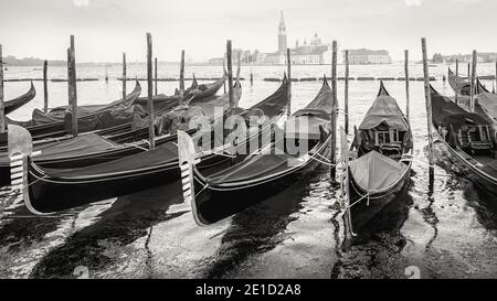 mattina presto a venezia, italia Foto Stock