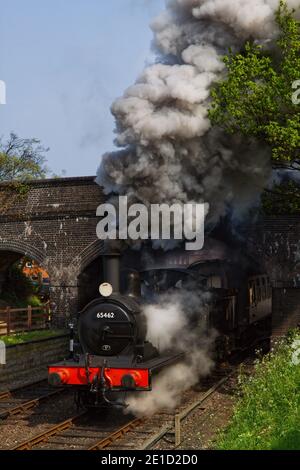 LNER Class J15 (GER Class Y14) 65462 presso la stazione di Weybourne, North Norfolk Railway, Inghilterra., Foto Stock