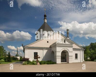 Chiesa di intercessione della Santa Vergine Maria in Tver. Russia Foto Stock