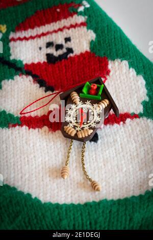 Vintage Natale Ornament Still-Life anni '50 Foto Stock