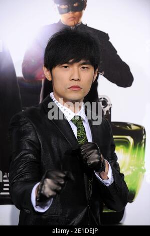 Il membro del cast Jay Chou arrivò per la prima "The Green Hornet 3D" al Mann's Chinese Theatre di Los Angeles, CA, USA il 10 gennaio 2011. Foto di Lionel Hahn/ABACAPRESS.COM Foto Stock